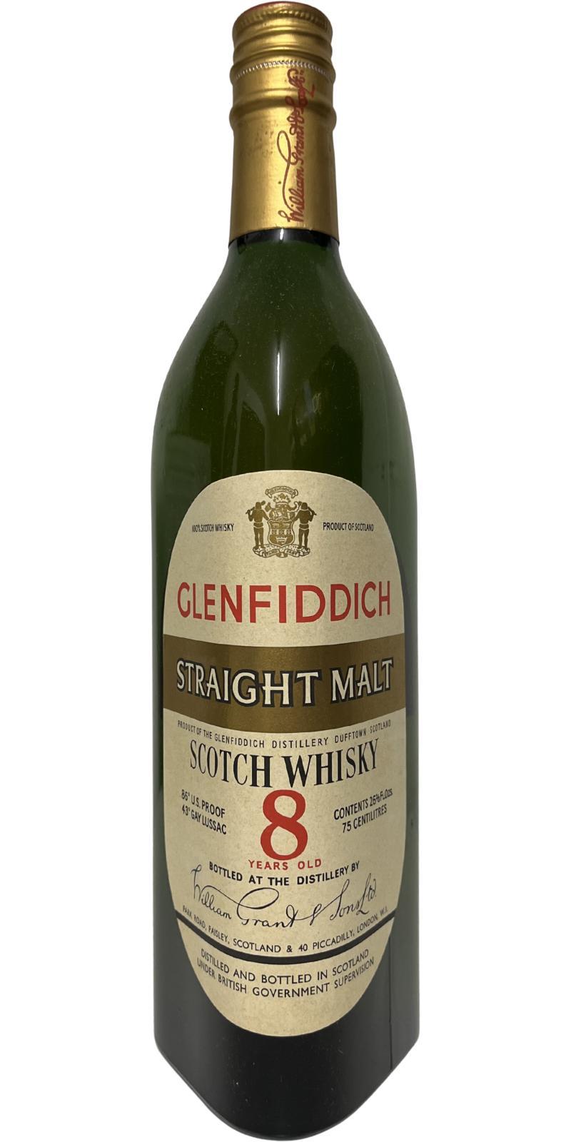 Glenfiddich 08-year-old  Straight Malt