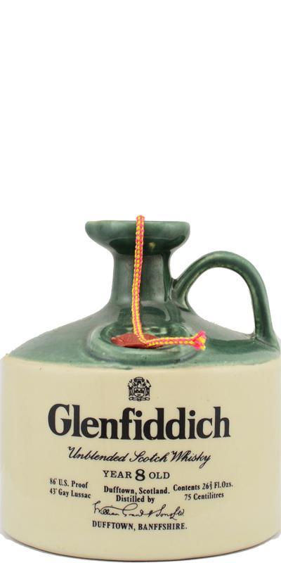 Glenfiddich 08-year-old  Unblended Scotch Whisky - Ceramic Handle Decanter