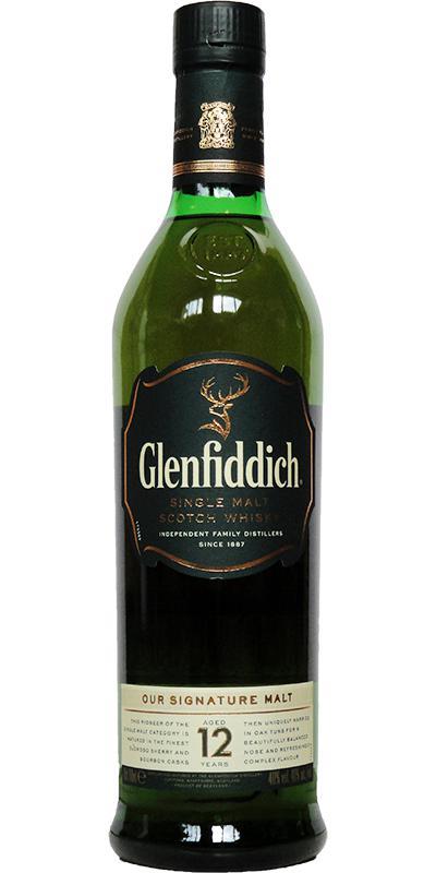 Glenfiddich 12-year-old  Our Signature Malt