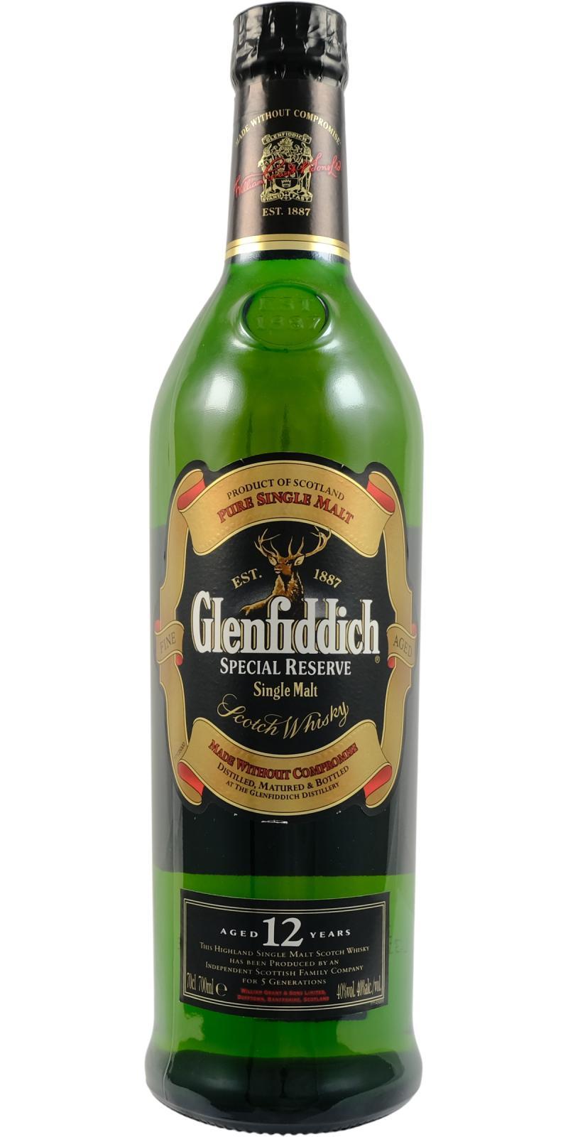 Glenfiddich 12-year-old  Special Reserve