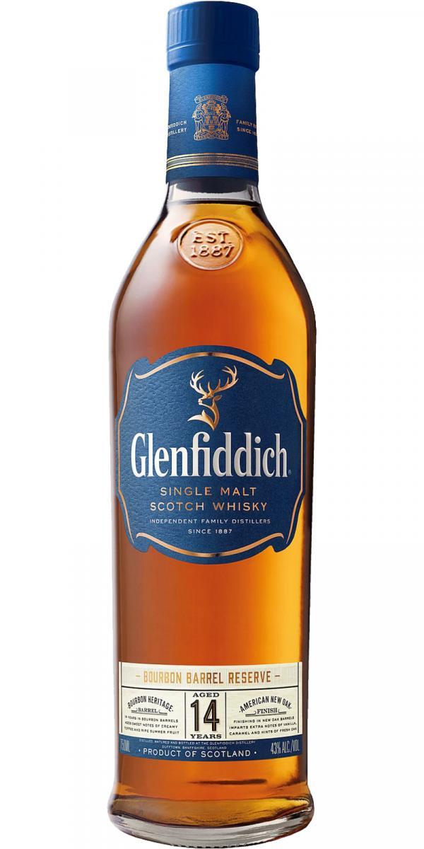 Glenfiddich 14-year-old  Bourbon Barrel Reserve