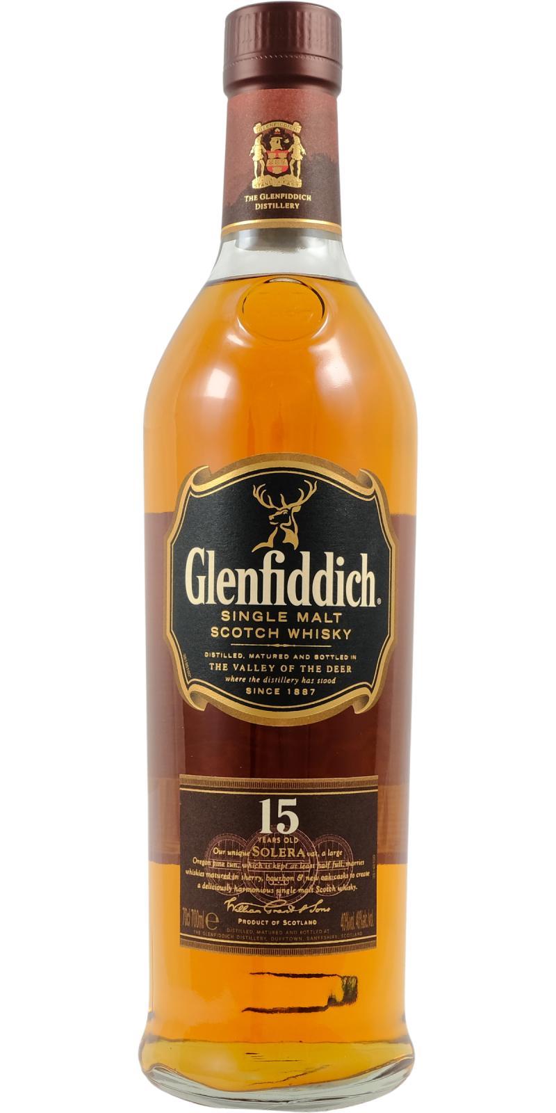 Glenfiddich 15-year-old  The Solera Vat