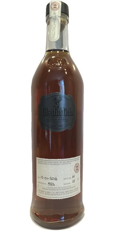 Glenfiddich 15-year-old  Cask Strength - Handbottled at Visitor Center