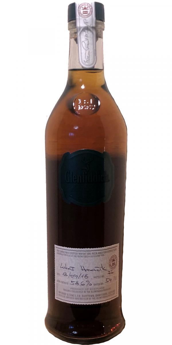 Glenfiddich 15-year-old  Cask Strength - Handbottled at Visitor Center