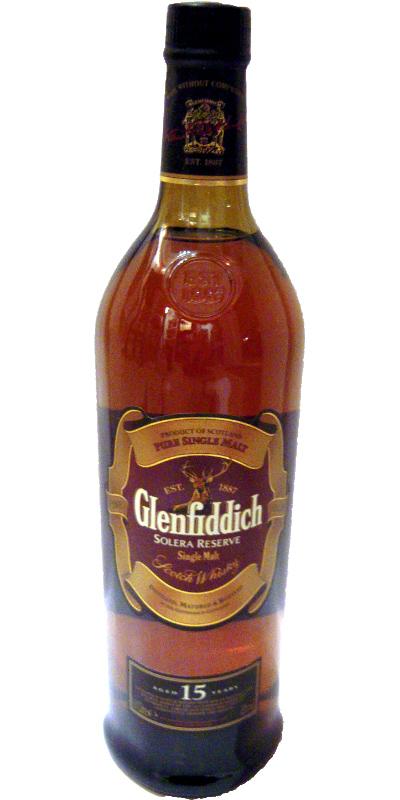 Glenfiddich 15-year-old  Solera Reserve