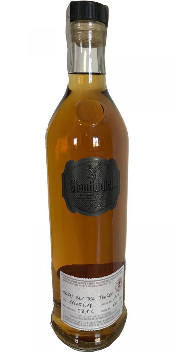 Glenfiddich 15-year-old  Cask Strength - Handbottled at Visitor Center