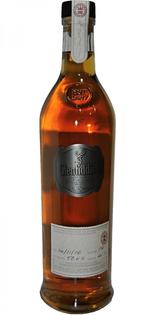 Glenfiddich 15-year-old  Cask Strength - Handbottled at Visitor Center