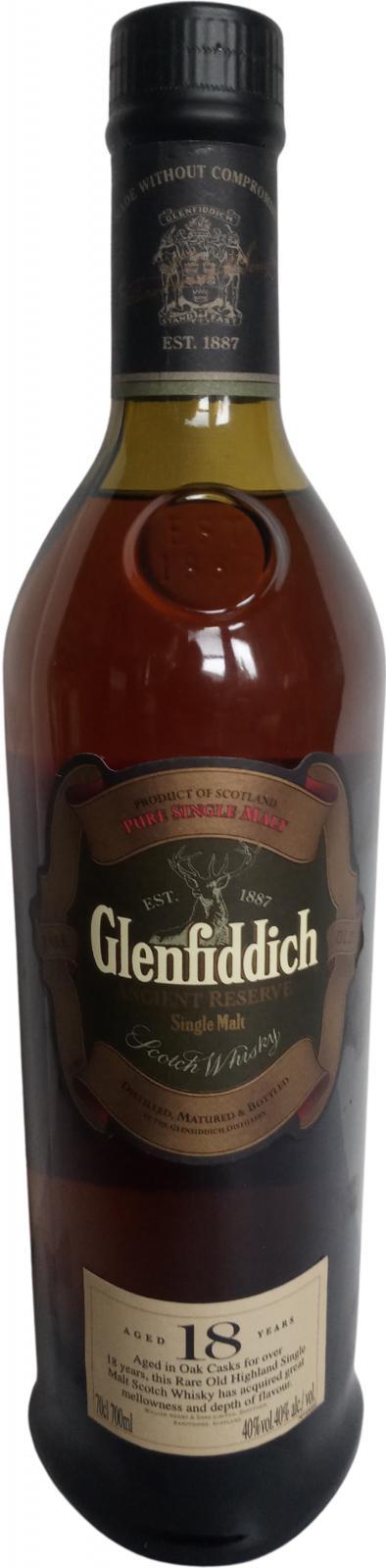 Glenfiddich 18-year-old  Ancient Reserve