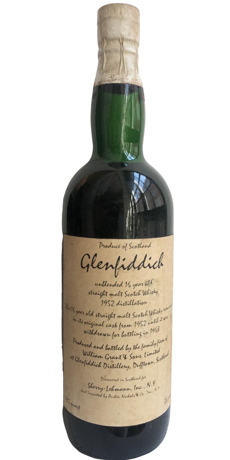 Glenfiddich 1952