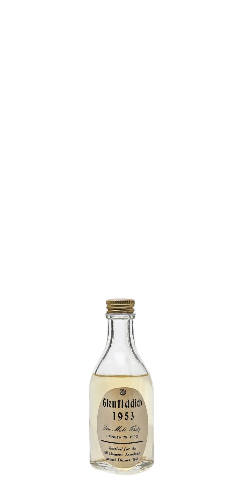 Glenfiddich 1953  Pure Malt - Miniature