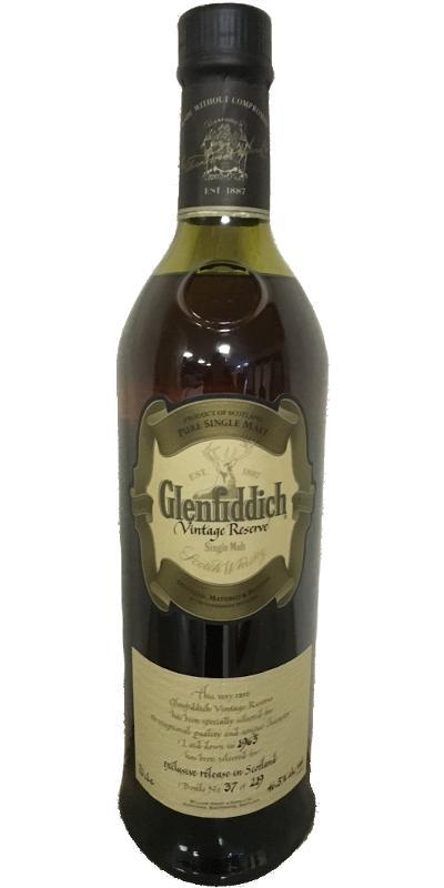 Glenfiddich 1963  Vintage Reserve