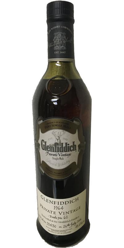 Glenfiddich 1964  Private Vintage