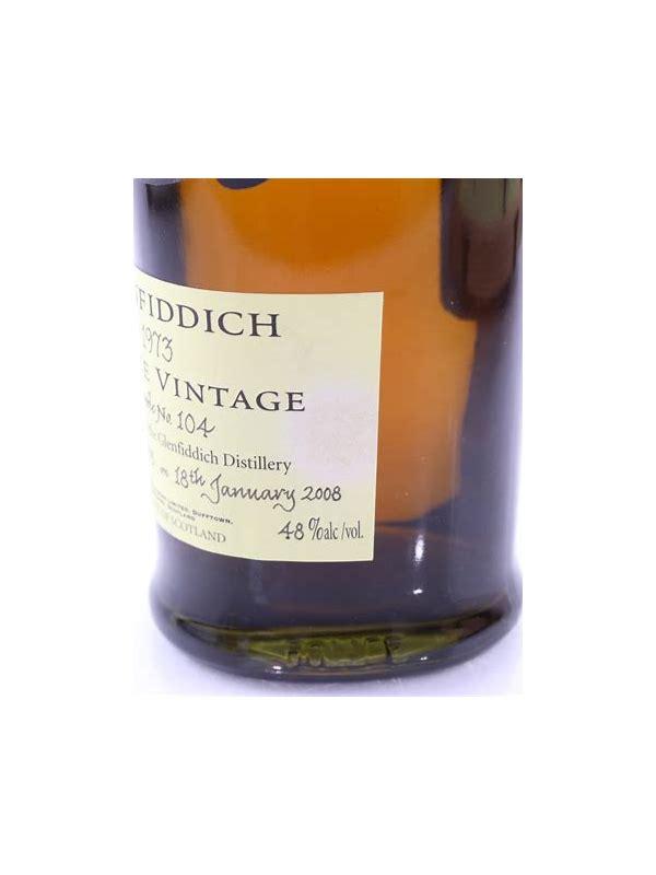 Glenfiddich 1973  Private Vintage