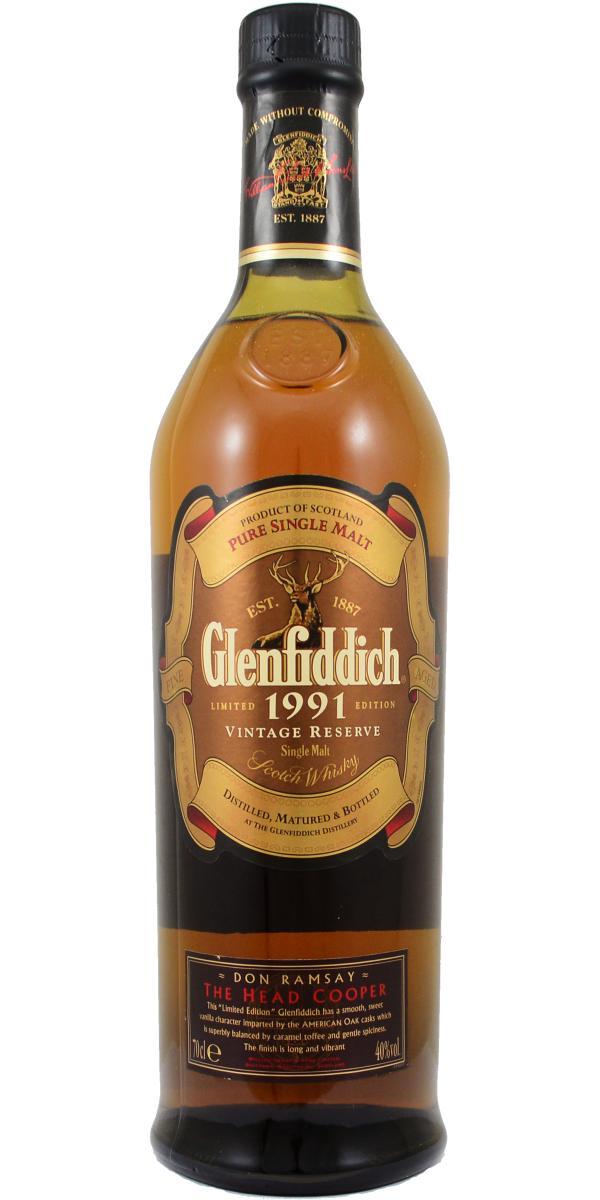 Glenfiddich 1991 Vintage Reserve  Don Ramsay