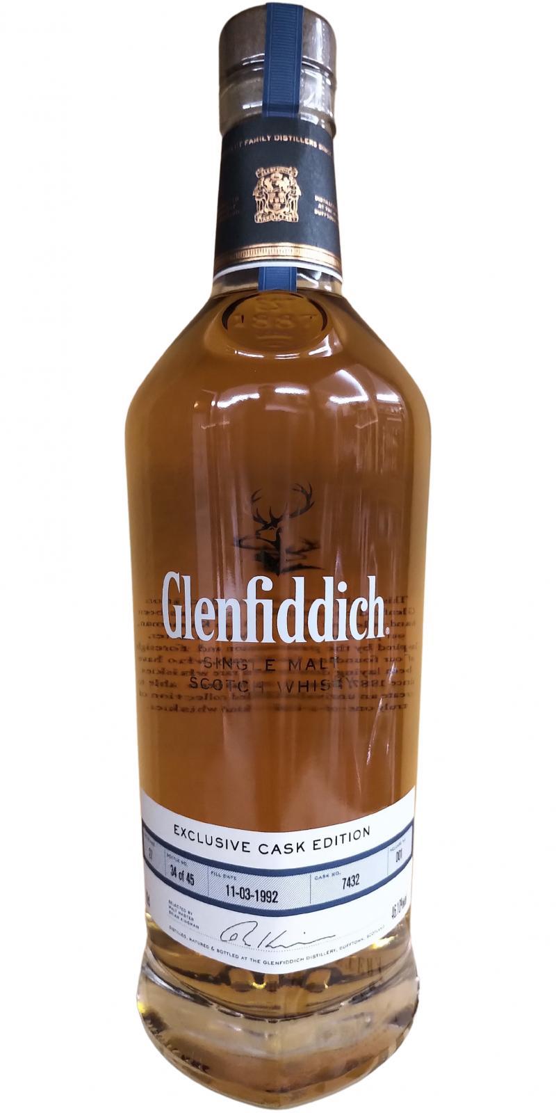 Glenfiddich 1992  Exclusive Cask Edition