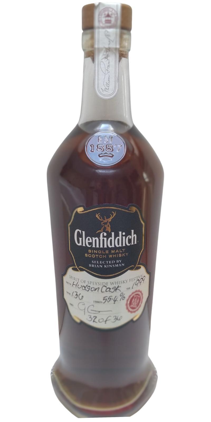 Glenfiddich 1999 - Hudson Cask No.136  Spirit of Speyside Whisky Festival
