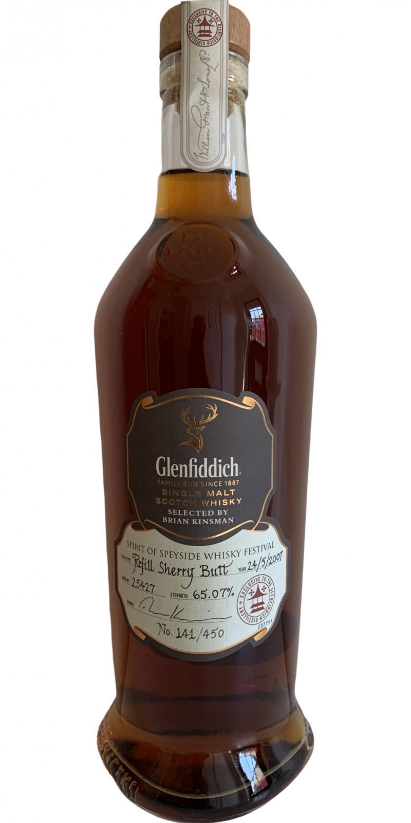 Glenfiddich 2007  Spirit of Speyside Whisky Festival
