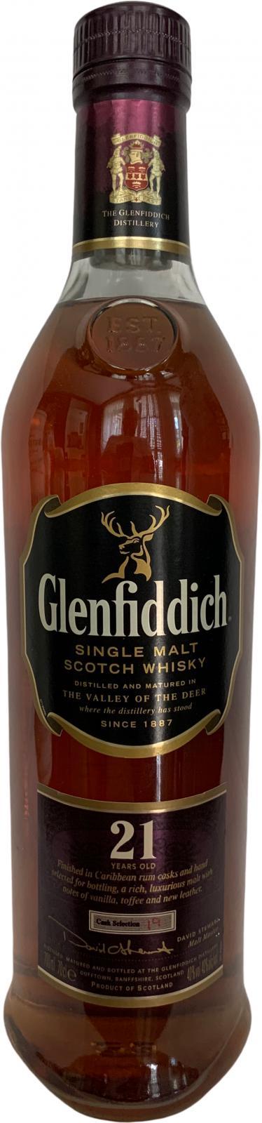 Glenfiddich 21-year-old  Caribbean Rum