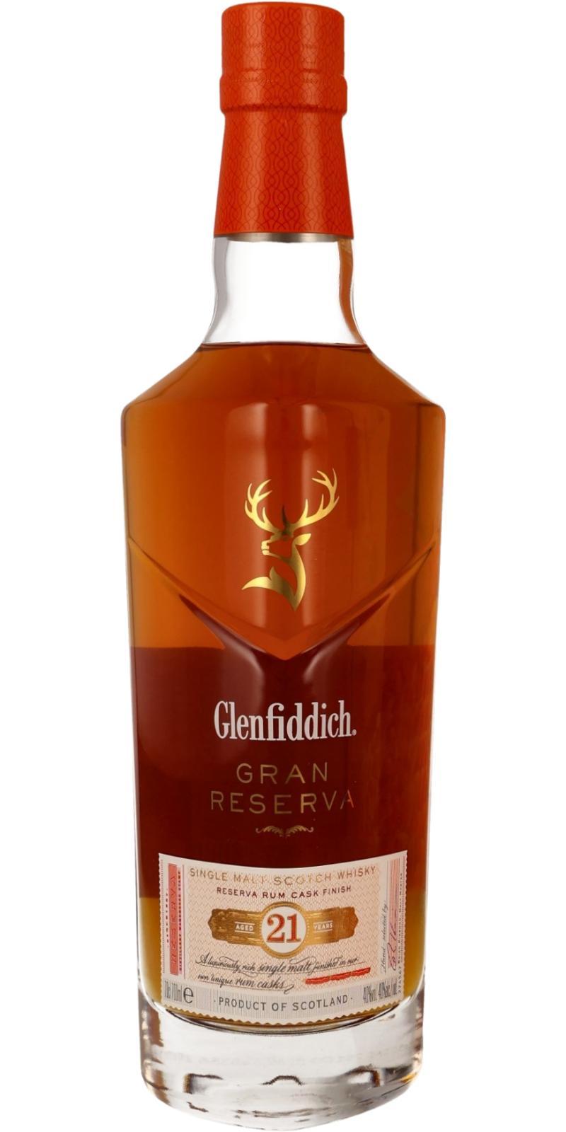 Glenfiddich 21-year-old  Reserva Rum Cask Finish