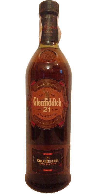 Glenfiddich 21-year-old  Gran Reserva - Cuban Rum Finish