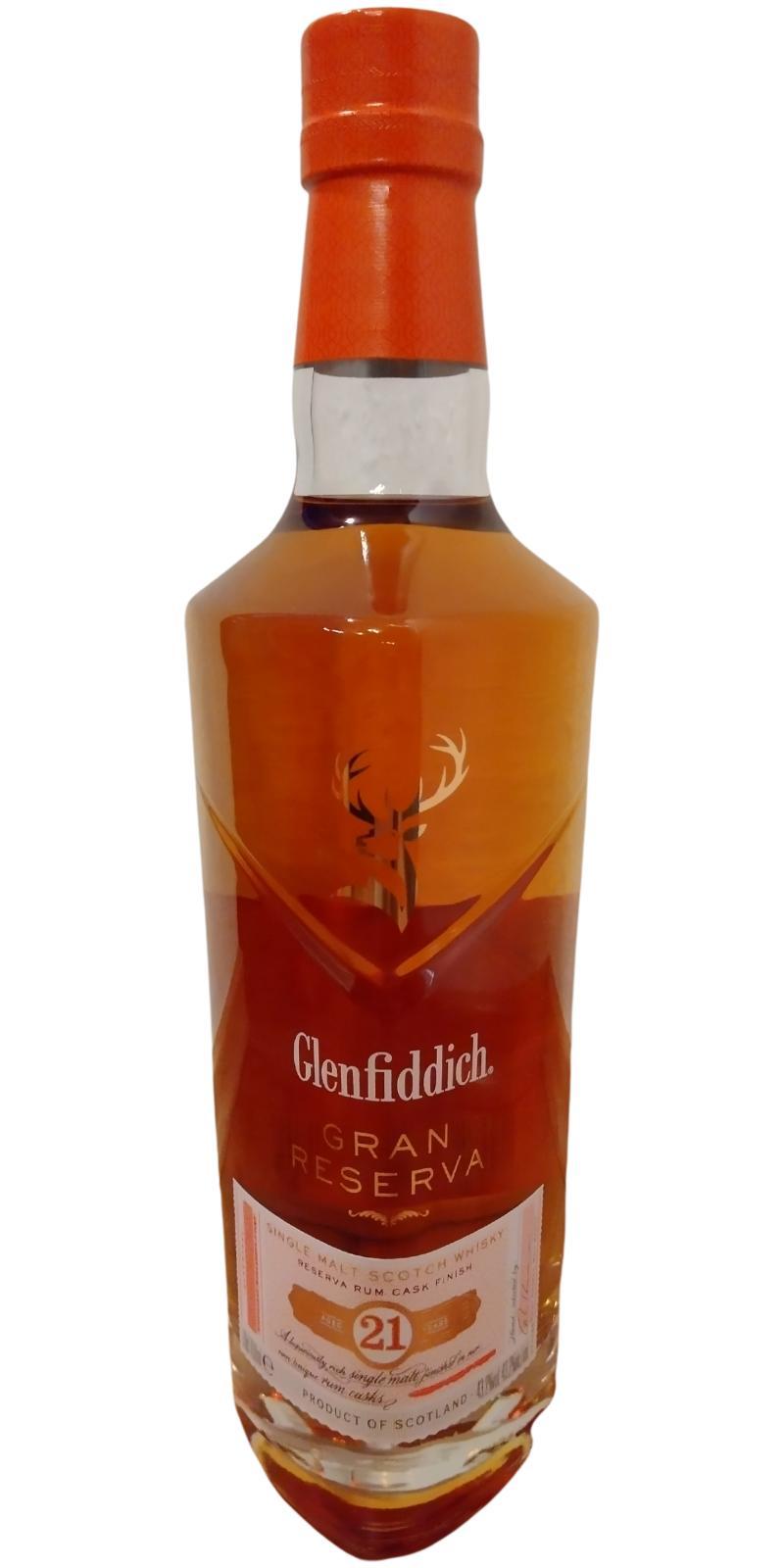 Glenfiddich 21-year-old  Gran Reserva