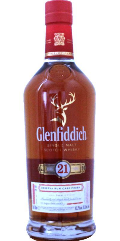 Glenfiddich 21-year-old  Reserva Rum Cask Finish