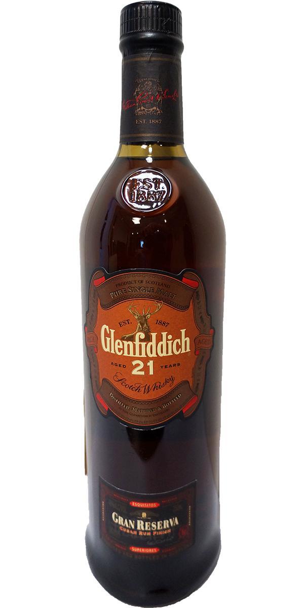 Glenfiddich 21-year-old  Gran Reserva - Cuban Rum Finish