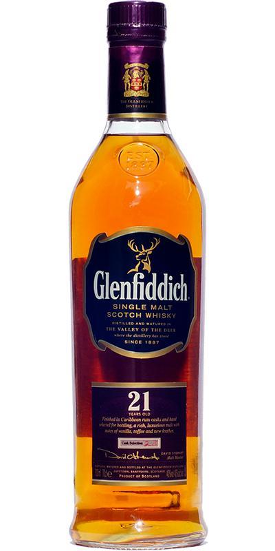 Glenfiddich 21-year-old  Caribbean Rum
