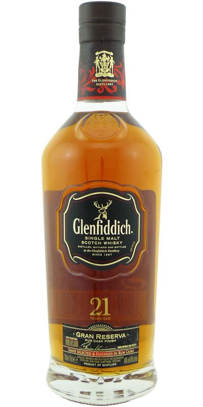 Glenfiddich 21-year-old  Gran Reserva - Rum Cask Finish
