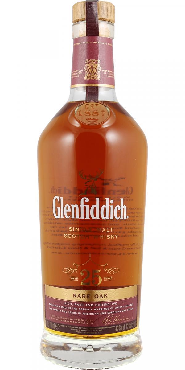 Glenfiddich 25-year-old  Rare Oak