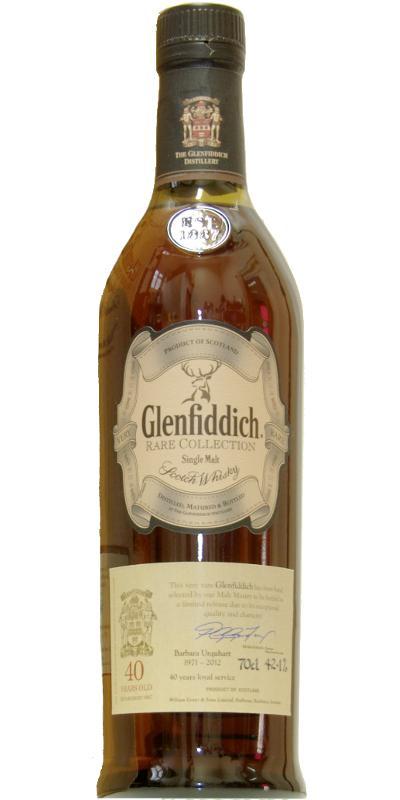 Glenfiddich 40-year-old  Rare Collection