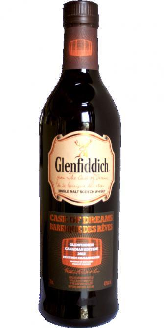 Glenfiddich Cask Of Dreams  2012 Limited Release - Edition Canadienne