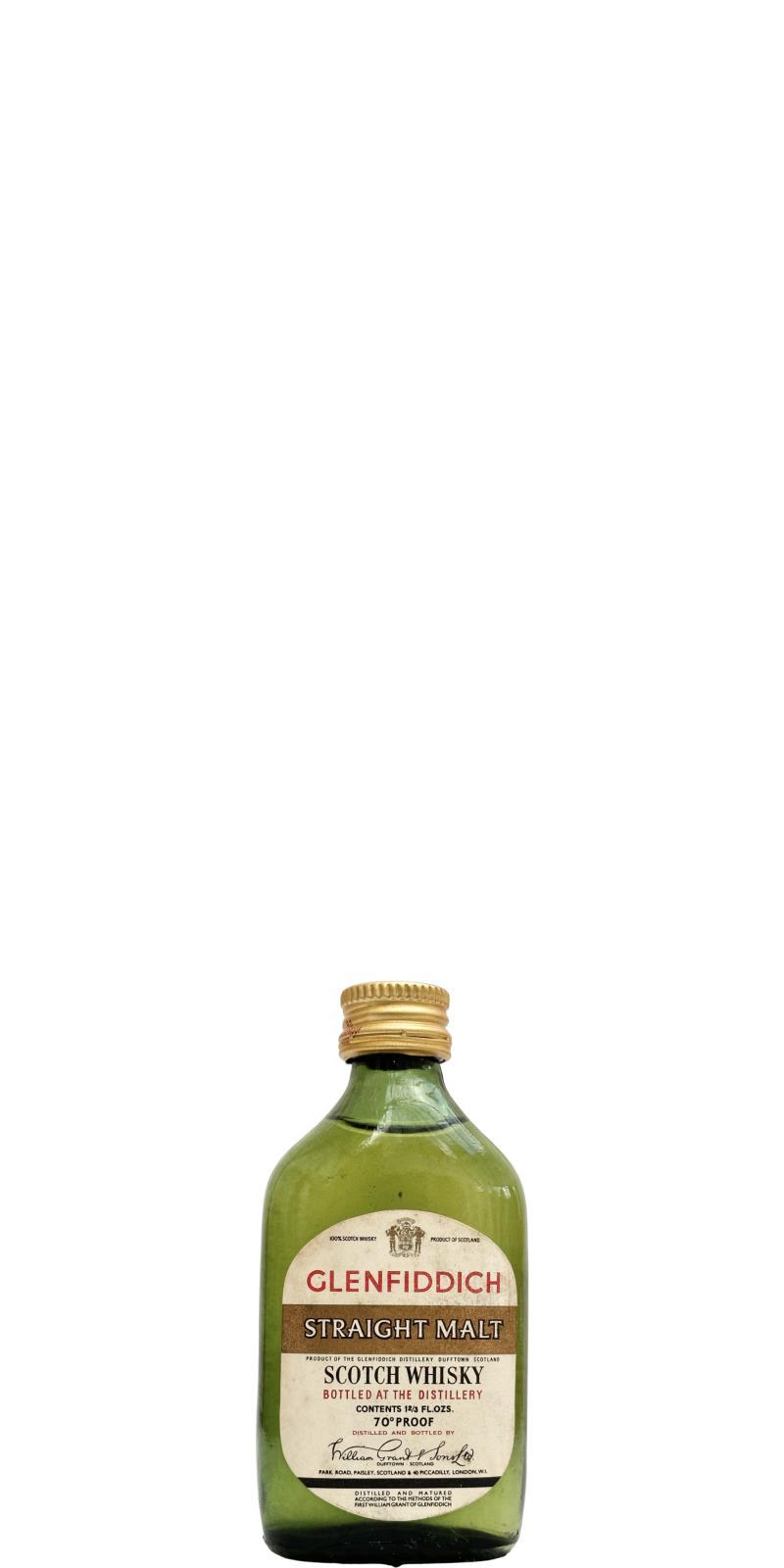 Glenfiddich Straight Malt  Scotch Whisky