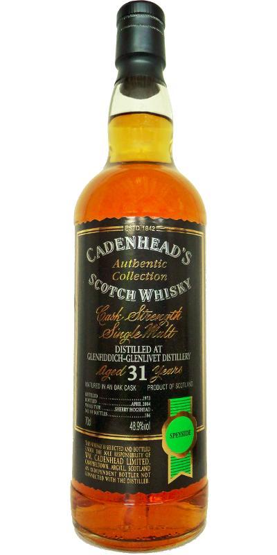 Glenfiddich 1973 CA  Authentic Collection