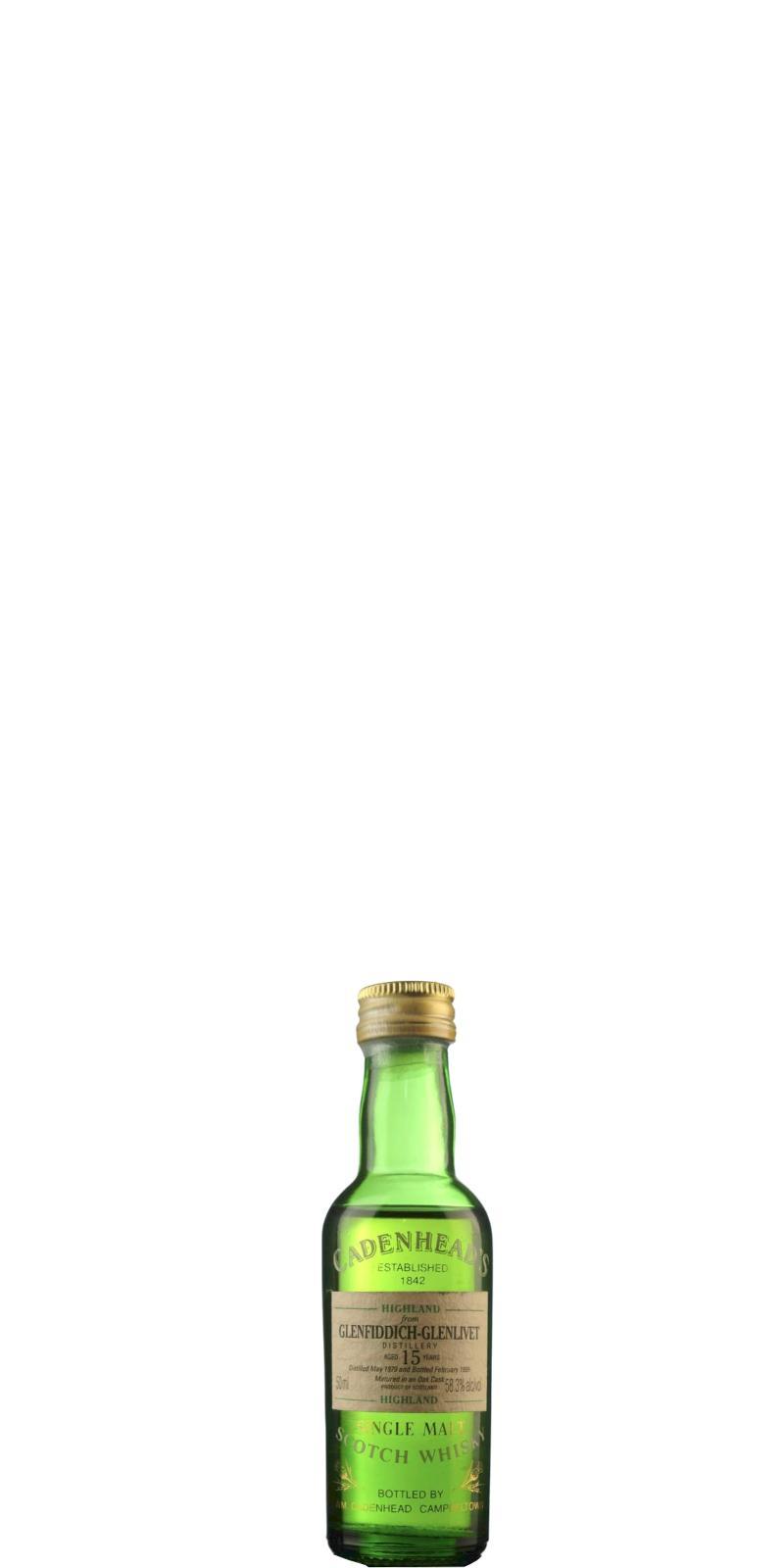 Glenfiddich 1979 CA  Authentic Collection - Miniature