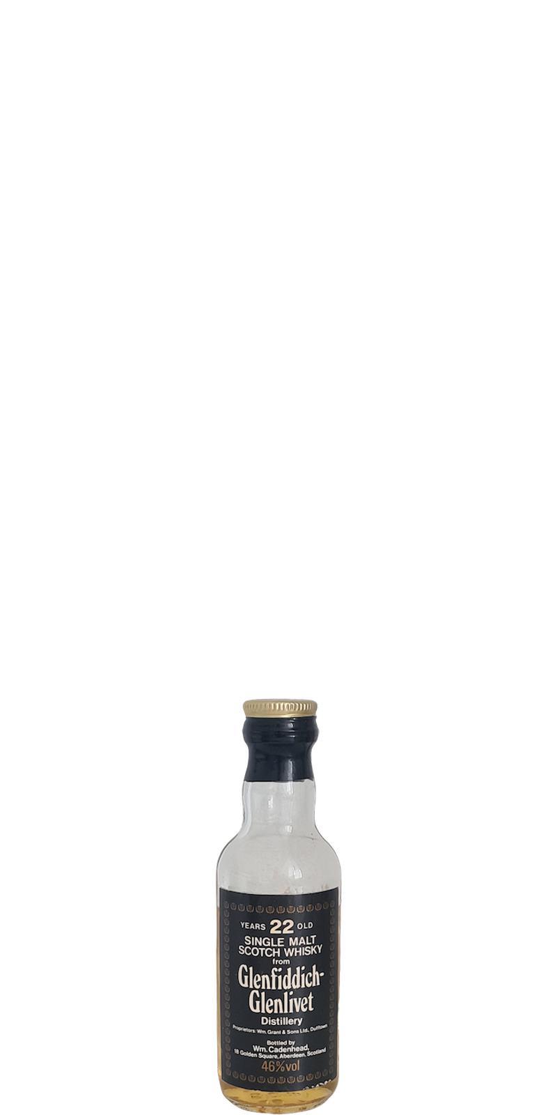 Glenfiddich 22-year-old CA  Black Label - Miniature