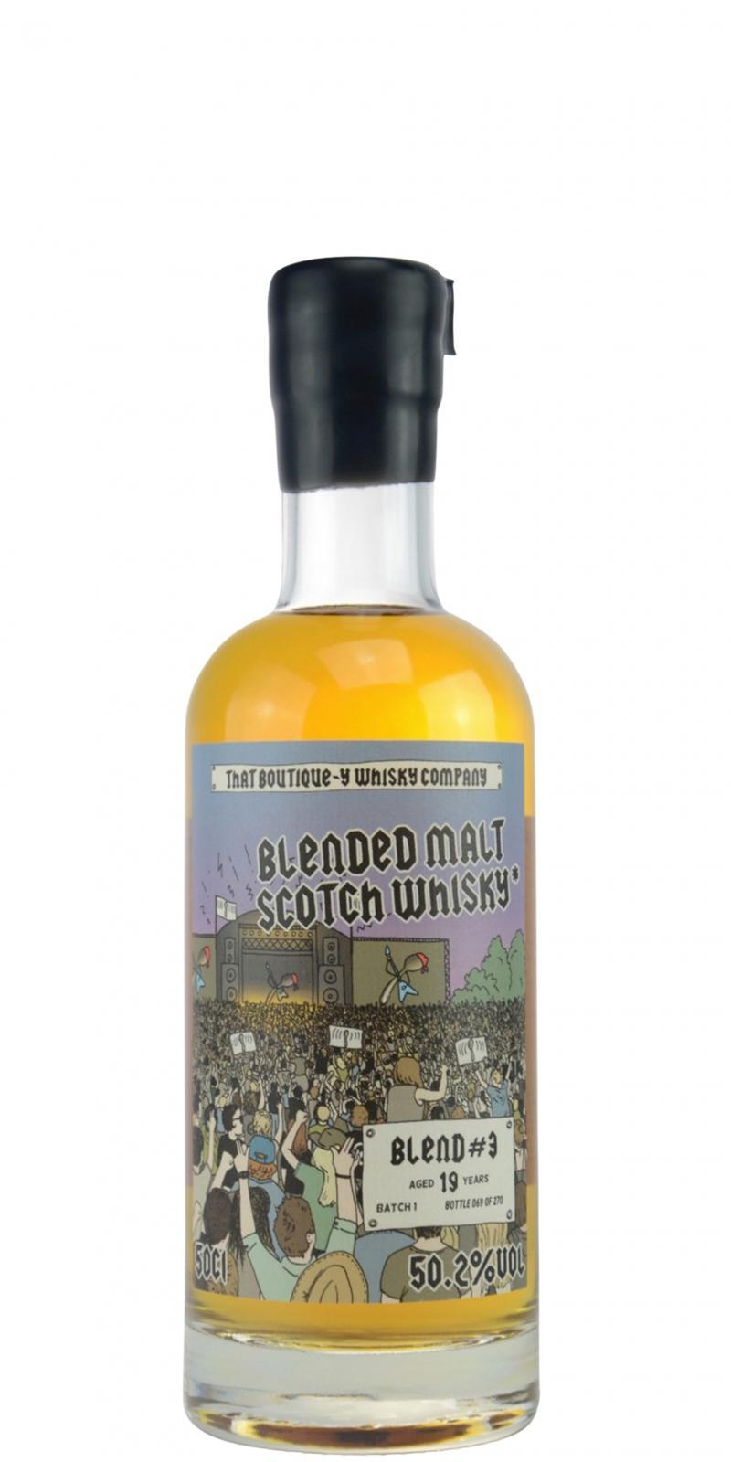 Blended Malt Scotch Whisky #3 TBWC  Batch 1