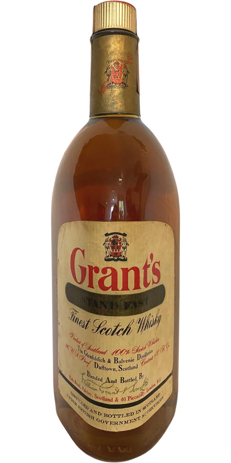 Grant's Stand Fast  Finest Scotch Whisky