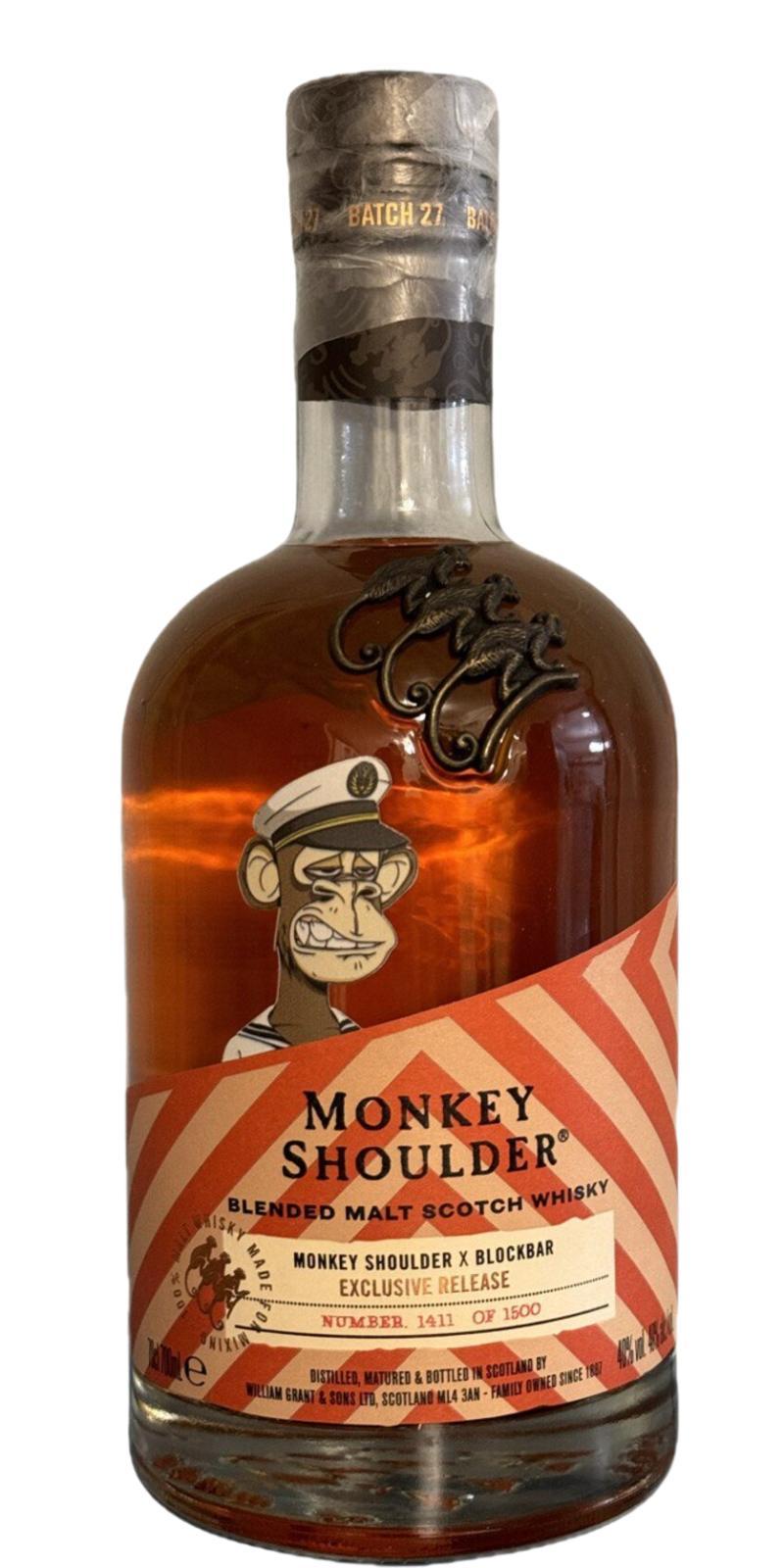 Monkey Shoulder x BlockBar  Batch 27