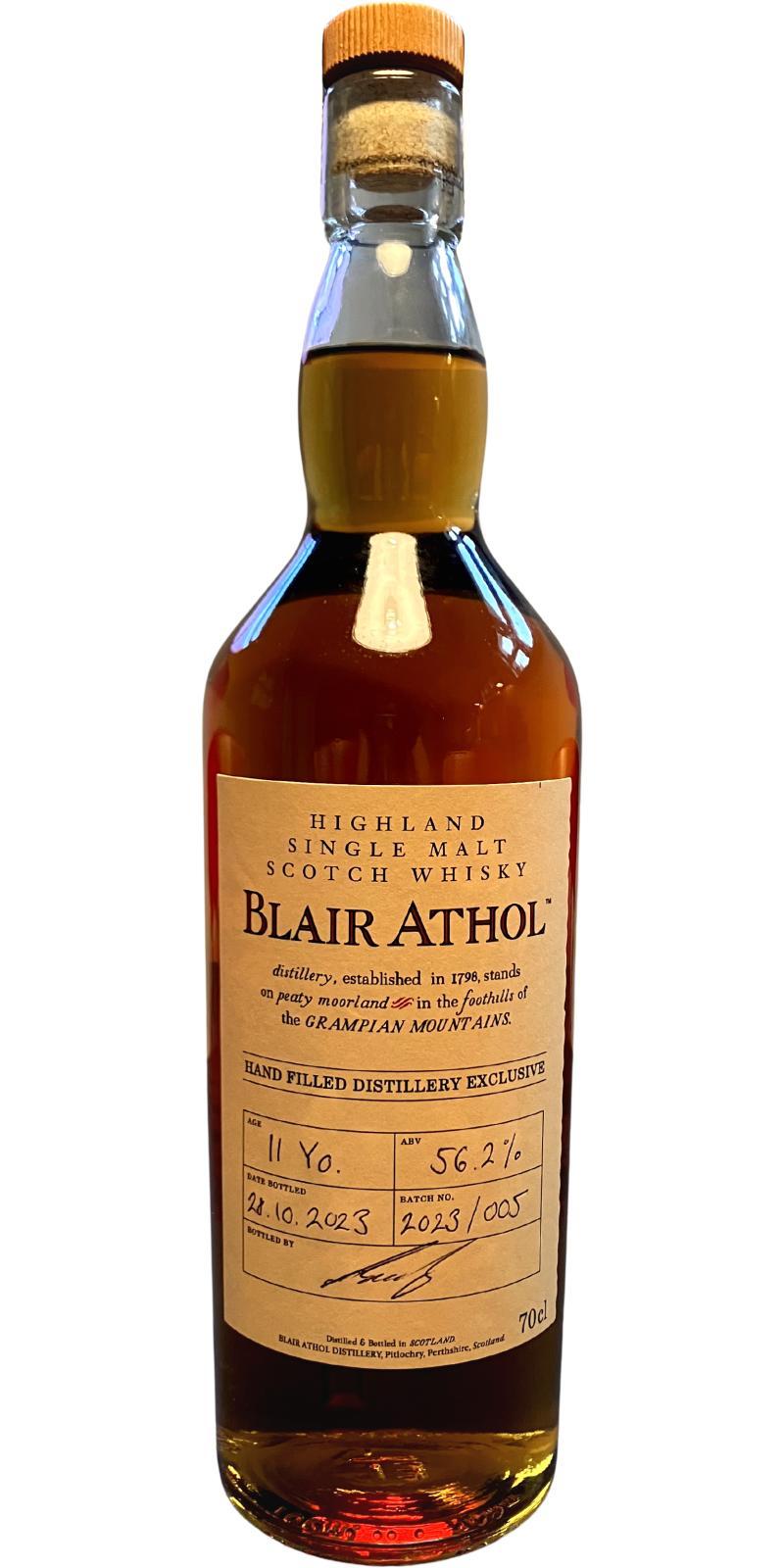 Blair Athol 11-year-old Handfilled Distillery Exclusive