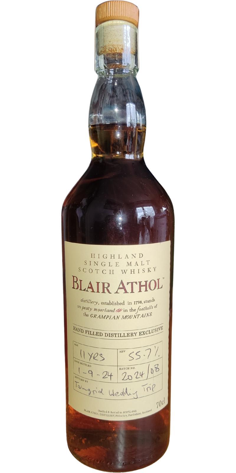Blair Athol 11-year-old Hand Filled Distillery Exclusive