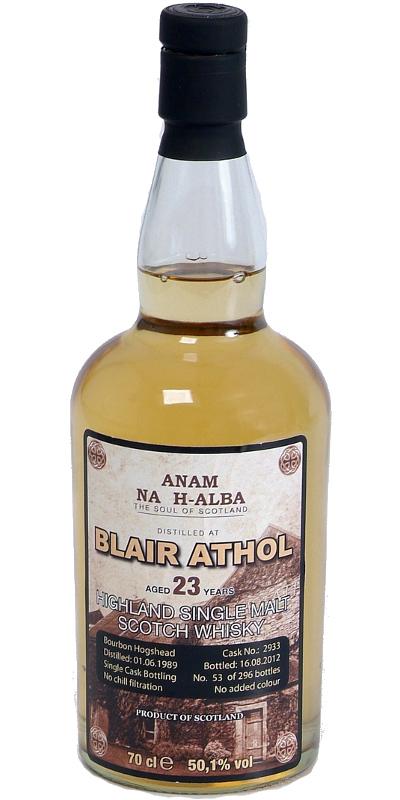 Blair Athol 1989 ANHA The Soul of Scotland