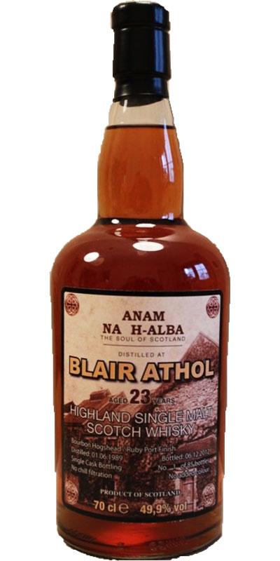 Blair Athol 1989 ANHA The Soul of Scotland