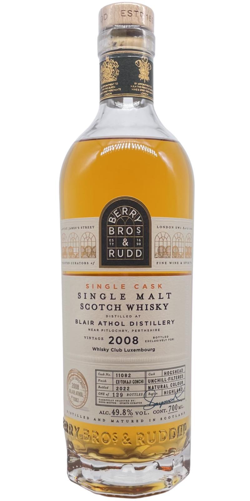 Blair Athol 2008 BR Single Cask