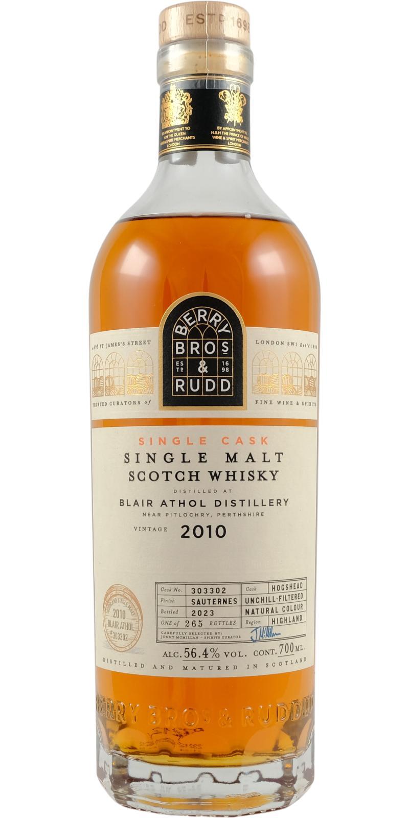 Blair Athol 2010 BR Single Cask