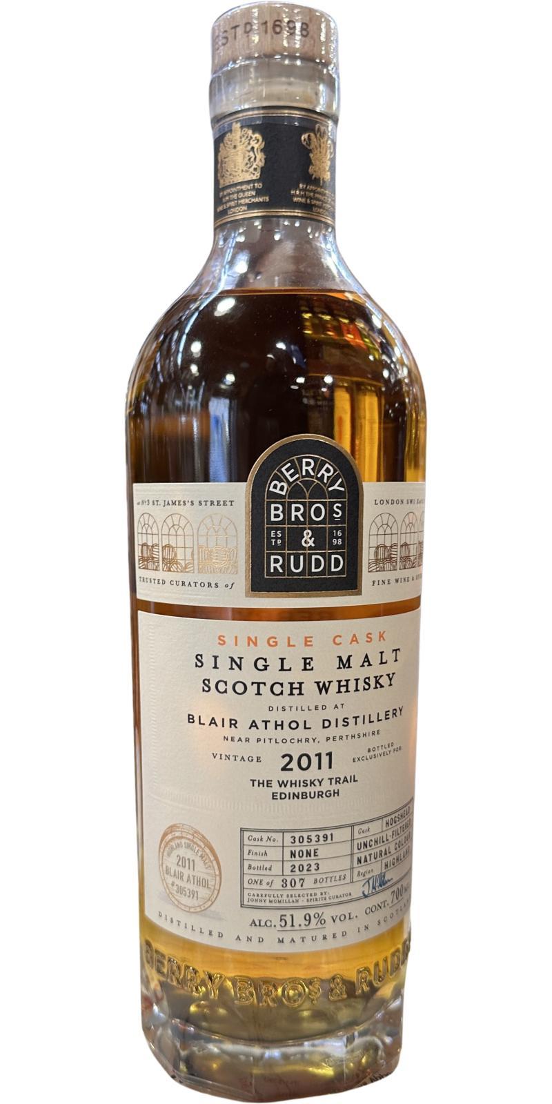 Blair Athol 2011 BR Single Cask