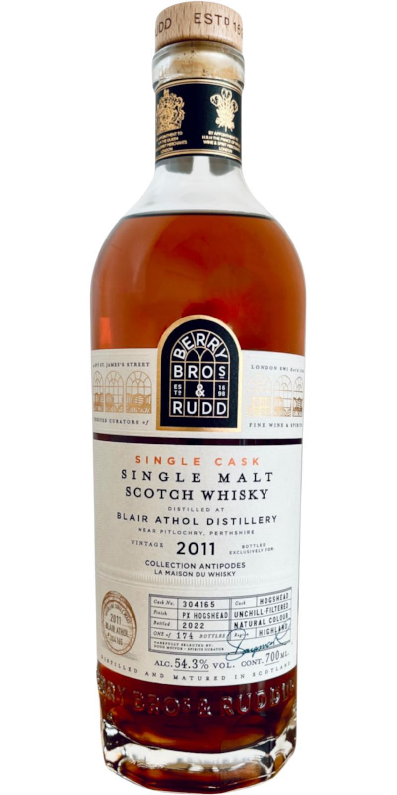 Blair Athol 2011 BR Collection Antipodes