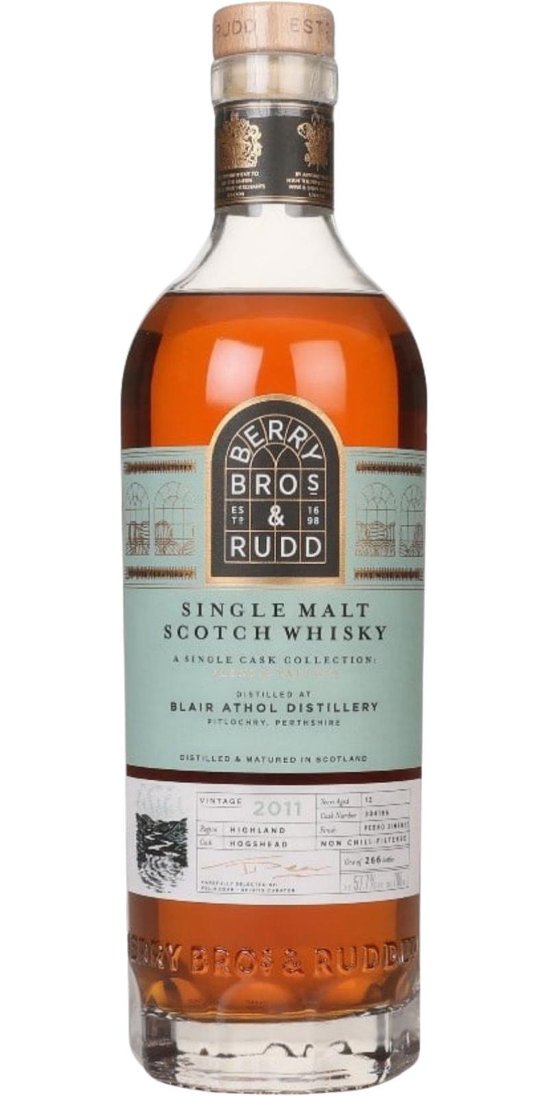Blair Athol 2011 BR A Single Cask Collection: Glens & Valleys