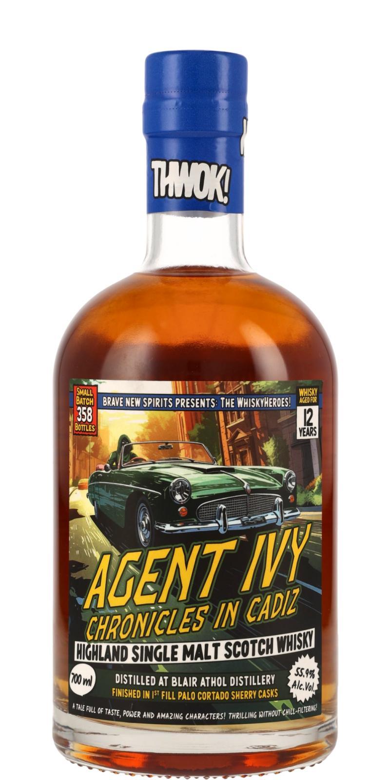 Blair Athol 12-year-old BNSp The WhiskyHeroes - Agent Ivy - Chronicles in Cadiz