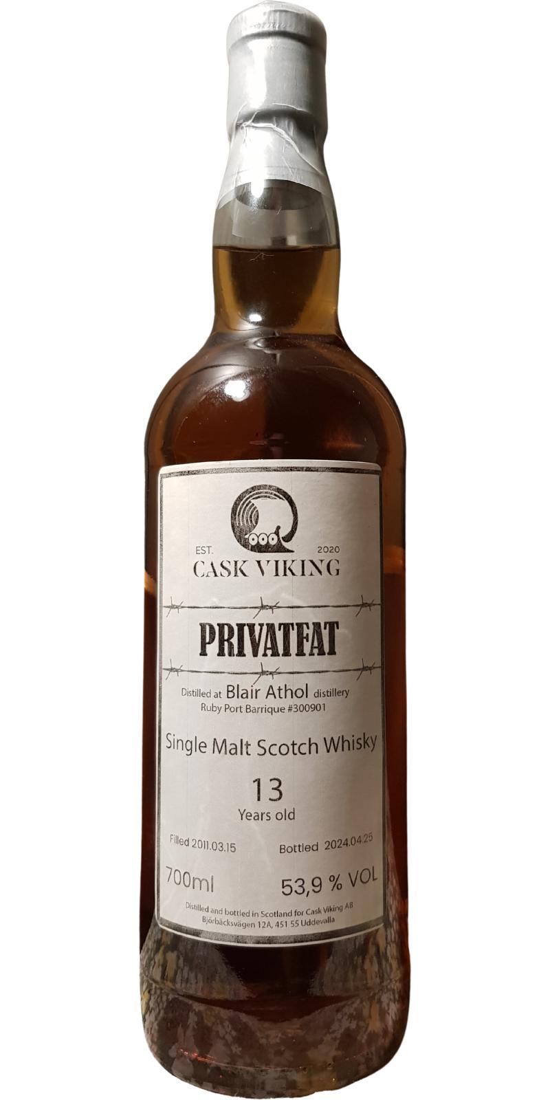Blair Athol 2011 CV Private Cask